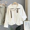 Jacket Women Autumn Korean Long Sleeve Hooded Casual Short Windbreaker Coat Female Outwear Tops Lady