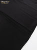 Casual Black Satin Women'S Dress O-Neck Long Sleeve Ankle Length Dresses Elegant Classic Solid Female Dress