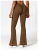 High Waist Flare Leggings Yoga Pants Women Wide Leg Pants Women Gym Workout Fitness Sports Flared Pants Latin Dance Trousers