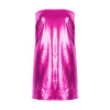 Sexy Dresses Women PU Solid Color Dress Clubwear Imitation Leather Chest Wrap Dress Slieeveless Short Skirt For Ladies