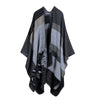 Winter Poncho Women Capes Scarf Imitation Cashmere Ladies Scarves Warm Shawls Wraps Woman Ponchos Bufanda Mujer Foulard