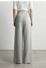 Wide Pants Woman Autumn Pleated Breathable Casual Trousers Loose Versatile Middle-aged Women's Clothing 12623019