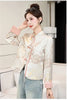 Women's Leisure Jacket Spring Autumn Retro Printing Be All-match Lady Outerwear Chinese Style Ladies Short Coat