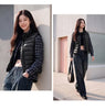 Women Down Vest Thermal Warmth Lightweight 90 Percent Down Fill Slim Fit Stand Collar Layering Solid Color