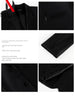 Spring Autumn Elegant PU Leather Office Jacket Long Sleeve Blazer Slim Fit with Lapel Flap Pockets for Women Clothing