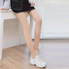 Autumn Winter Fleece Lined Pearl Velvet Over-the-Knee Leggings for Women Thickened Warm Tights for Cold Weather