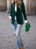 Women's Gold Velvet Blazer, Office Lady Spring Autumn Foreign Atmosphere, Red Blazers Suit, OL Professional Wear