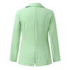 Autumn Pink Blazer Women Slim Elegant Blazers Jacket Women's Buttons Double Breasted Blazer Office Ladies Work Coats Jacket