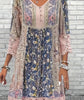 Elegant Women Dress Loose Casual Dress Women Printed Dress Temperament