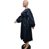 African Party Evening Dresses for Women Elegant Autumn Long Lantern Sleeve O-neck Midi Dress Birthday Dress for Women S-3XL