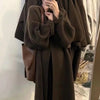 Long Knitted Cardigan Women Design Loose Senior Coat Soft Coat Woman All-match Long Sleeve Cardigans Lady