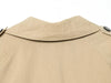 Holiday Casual Chic Women Short Trench Coat Double Breasted Sashes Jacket Trench Spring Sumer Office Trench
