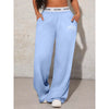 Women's Wide Leg Pants Casual Loose Fit Letter Printed Sweatpants Drag Trousers