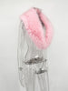 Knit Fluffy Cardigan Sweater Women's Ribbed Long Sleeve V-Neck Fluffy Elegant jacket Coat Female Knitwear Cardigan