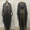 Muslim Kaftan Abaya Dress Hijab Dress Kimono Women Dubai Chiffon Hooded Dress Islamic Clothing Abaya Dubai Outfits