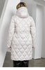 Women's Winter Jacket Plus Size Women Parka Long Thick Bio Down Jackets Hooded Diamond Quilted Coat Female Clothing