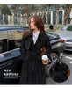 Trench Coat Women Double-Breasted Trenchcoat Lace Female Autumn Casual Coats Windbreaker Outwear Raincoat Streetwear
