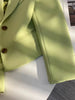 Black Cropped Blazers Woman Outerwear All-match Notched Collar Crop Jacket Women Korean Chic Single-breasted Suit Coat