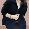 Women Splicing Loose Fitting Jacket Spring Female Leisure Outerwear Ladies Top Grade Long Sleeved Tops Coat