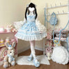 Han Mushroom Liang Original Design Lolita Dress Flower Marriage Jsk Suspender Dress Women