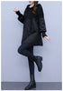 Autumn Winter Splicing Sweater Women Jacket Hooded Loose knitted Sweater Coat Female Thicken Warm Outerwear Top