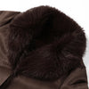 Retro Faux Fur Women Coat Urban Thicken Lapel Long Sleeve Single Breasted Female Outwear Autumn Winter Chic Lady Jacket