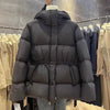 Cotton-Padded Jacket Women Autumn WinterNew Down Coat Female Parkas Hooded Drawstring Waist Thick Warm Overwear Lady Top