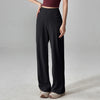 Women's Pants With Pockets High Waist Stretch Loose Sweatpants Nake-Feeling Sports Leisure Yoga Workout Pants