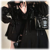 Original Japanese Lace Off-Shoulder Long Sleeve Dress Sweet Girl Kawaii Bowknot Women's Elegant Lolita Short Dresses