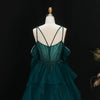Mermaid Evening Dress with Detachable Sleeves Ruffles Overskirt Beaded Women's Formal Party Gowns SS123 Customized