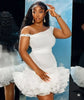Off Shoulder Sexy Mini Birthday Party Evening Dress A-line Dress Women's Retro Club Party Dress Wedding Elegant Dresses