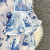 Court Style Long Dresses for Women Floral Print Flare Sleeve Stand Collar Female Elegant Vestidos Chiffon Maxi Dress