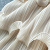 High End Party Ruffles Runway Dresses Women Lantern Sleeve Lace-up Loose Stretch Celebrity Beautiful Long Dress
