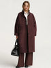 Solid Casual Trench For Women Stand Collar Long Sleeve Patchwork Single Breasted Temperament Long Coats Female