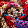 Coat Overlays Winter Warm Mongolian Poncho Ethnic Style Striped Knitting Wraps Polyester Pullover Tassel Shawl for Women