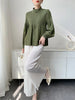Spring Women's Short Trench Coat Stand Collar Loose Casual Loose Single Breasted Lantern Sleeve Jacket 2DB6686