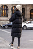 Down Cotton Jacket Women's Winter Clothing Korean Loose Cotton-Padded Coat Casual Long Overcoat Thick Warm Hooded Parka