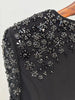 High Street Party Vestido Women's Full Sleeve Diamonds Beaded Maxi Long Dress
