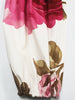 Dashiki African Dresses for Women Flower Printed Stand Collar Elegant Evening Maxi Dress Puff Sleeves Pleated Party A-Line Dress