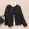 Woman Ultra Light Duck Down Inner Liner Soft Matte Fabric Jacket Lightweight Coat Female