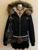 Spring Retro Faux Fur Coats Women 2000s American Vintage Jackets Harajuku Gotihc Punk Clothing Jean Parkas Female Outwear