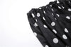 See Through Mini Dress Woman Turtleneck Mesh Full Sleeve Polka Dot Print Skinny Peach Hip Street Ruched Elegant Bodycon