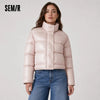 Down Jacket Women Winter Puffer Down Fill Goose Down Waterproof Oil-proof Stain-proof Stand Collar Coat Women