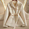 Autumn Women Blazer Long Sleeved Office Casual Elegant Suit Jacket Lady Slim Work Female Blazers Outerwear