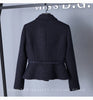 OL Elegant Two-piece Set Autumn and Winter Long-sleeved Slim Jackets Coat High-waist Skirt Sets Women's Outfits