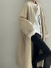 Stand Neck Long Trench Coat Women Spring Casual Turn-down Collar Single-breasted Trench Coat