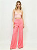High Street Designer Trousers Women's Hot Pink Wide Leg Pants