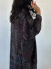 Middle Eastern Women Muslim Abayas Casual Islamic Kaftans Maxi Dresses Full Sleeve Arabian Jilbabs Open Front Abaya With Hajib