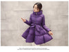 Winter Coats Women Warm Outerwea Cotton Padded Jackets Womens Clothing Belt Zipper Parkas Femme A-word Jacket