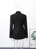 Women's Coats Mermaid Hem Single Breasted Suit Jacket Street Female Long Sleeve Waist Cinching Spring Blazer Lady Outerwears